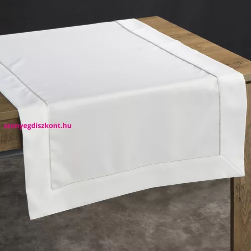 Dorita fehér asztalterítő Fehér 40x180 cm