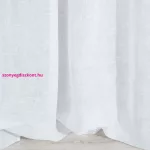 Viola függöny enyhén fényes etamin anyagból Fehér 400x250 cm