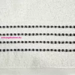 Fiore csíkos törölköző Krémszín 70x140 cm