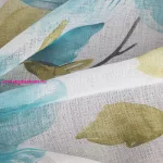 Sofia mintás dekor függöny Fehér/kék 140x250 cm