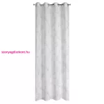 Fiore mintás dekor függöny Fehér/szürke 140x250 cm