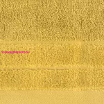 Damla velúr törölköző Mustársárga 70x140 cm