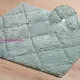Chic pamut fürdőszobaszőnyeg Menta 60x90 cm