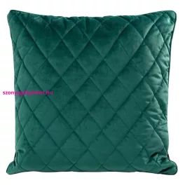  Steppelt bársony párnahuzat töltettel Sötét türkiz 50x50 cm