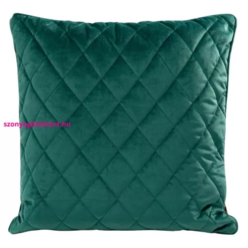 Steppelt bársony párnahuzat töltettel Sötét türkiz 50x50 cm