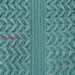 Szőtt akril takaró rojtokkal Sötét menta 130x170 cm