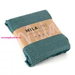 Apró mintás akril takaró rojtokkal Menta 130x170 cm