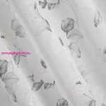 Bessy mintás dekor függöny Fehér/szürke/rózsaszín 350x250 cm