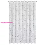 Bessy mintás dekor függöny Fehér/szürke/rózsaszín 350x250 cm