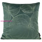 Blink23 bársony párnahuzat Sötét menta/világos arany 45x45 cm