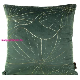   Blink25 bársony párnahuzat Sötét menta/világos arany 45x45 cm