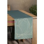 Blink12 bársony asztali futó Sötét menta 35x140 cm