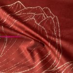 Blink12 bársony asztali futó Téglavörös 35x140 cm