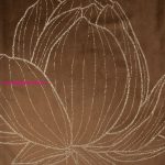 Blink12 bársony asztali futó Barna 35x220 cm