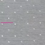 Sibel mintás dekor függöny Fehér/ezüst 140x270 cm