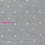 Sibel mintás dekor függöny Fehér/ezüst 300x150 cm