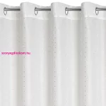Sibel mintás dekor függöny Fehér/pezsgő 300x160 cm