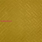 Luiz5 bársony ágytakaró Mustársárga 200x220 cm