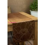 Blink13 bársony asztali futó Barna 35x180 cm