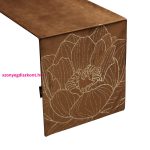 Blink13 bársony asztali futó Barna 35x180 cm