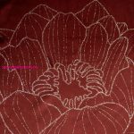 Blink13 bársony asztali futó Téglavörös 35x180 cm