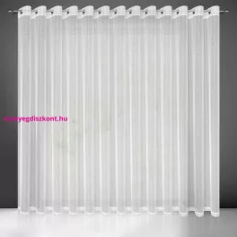   Katriana hálós fényáteresztő függöny Fehér 400x250 cm
