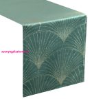 Blink14 bársony asztali futó Sötét menta 35x180 cm