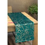 Blink15 bársony asztali futó Sötét türkiz 35x180 cm