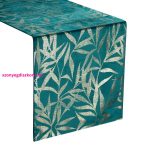 Blink15 bársony asztali futó Sötét türkiz 35x180 cm