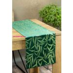 Blink15 bársony asztali futó Sötétzöld 35x180 cm