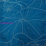 Blink18 bársony asztali futó Gránátkék 35x180 cm