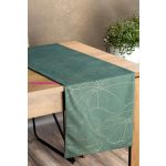 Blink18 bársony asztali futó Sötét menta 35x180 cm