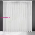 Tonia fényáteresztő függöny fényes mikrohálóból mennyezeti sínhez Fehér 400x300 cm
