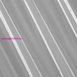 Tonia fényáteresztő függöny fényes mikrohálóból mennyezeti sínhez Fehér 400x300 cm