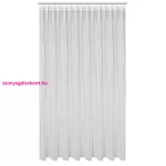 Tonia fényáteresztő függöny fényes mikrohálóból mennyezeti sínhez Fehér 400x300 cm
