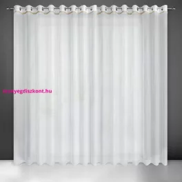   Meril fehér fényáteresztő függöny arany mintával 300x250 cm
