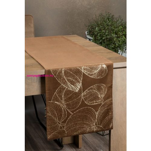 Blink16 bársony asztali futó Barna 35x220 cm