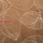 Blink16 bársony asztali futó Barna 35x220 cm