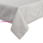 Bianca2 fényes csillogású asztalterítő Ezüst 140x220 cm