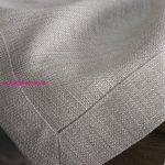 Bianca2 fényes csillogású asztalterítő Ezüst 140x220 cm