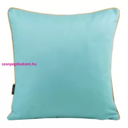   Premium mako-szatén párnahuzat Sötét Menta/arany 45x45 cm