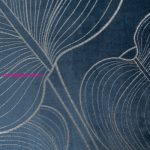 Blanca plüss takaró Gránátkék/arany 150x200 cm