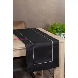 Madele asztalterítő Fekete 40x140 cm