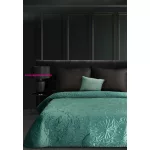 Salvia1 luxus nagyméretű ágytakaró bársony szürkészöld Zsálya 280x260 cm