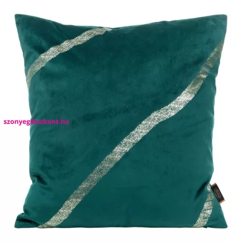 Blink34 bársony párnahuzat Sötét türkiz 45x45 cm
