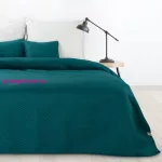 Boni4 mikroszálas ágytakaró párnahuzattal Sötét türkiz 200x220cm +2db 40x40cm