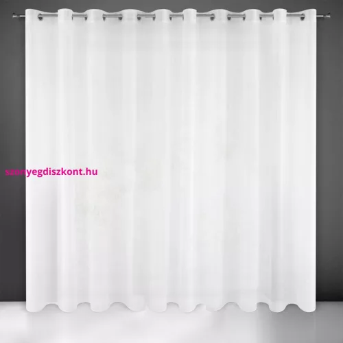 Sylvia fényáteresztő függöny Fehér 350x250 cm