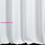 Estel függöny félig áttetsző matt sifon szövetből Fehér 140x250 cm