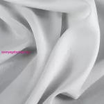 Estel függöny félig áttetsző matt sifon szövetből Fehér 140x250 cm