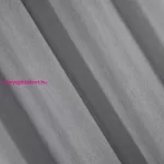Rebecca fényáteresztő függöny finom esőszerkezettel Acélszürke 140x250 cm